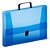 Maleta Plástica com ALÇA Ofício 4CM Azul - Imagem 1