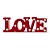 Luminária LED Love Decorativa a Pilha - Imagem 2