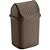 Lixeira Rattan para Pia Marrom 4,5L - Imagem 2