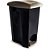 Lixeira com Pedal 30L Preta - Imagem 1