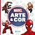Livro Infantil Colorir Marvel ARTE e COR 27X27 36 Paginas - Imagem 1