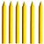 Lápis de Cera Estaca Amarelo Acrilex - Imagem 2