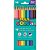 Lápis de COR Sextavado Multicolor Super ECO 12 Cores PCT com 12 - Imagem 2