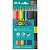 Lápis de COR Sextavado Multicolor ECO 12 Cores + 2 Lápis Gráfite - PCT com 12 - Imagem 1