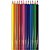 Lápis de COR Sextavado 12 Cores - Pacote com 6 - Imagem 3