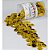 Lantejoula Metalizada Ouro 10MM - KIT com 12 Potes de 2G - Imagem 1