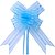 Laço Pronto Liso 32MM X 47CM Organza Azul Claro - Pacote com 100 - Imagem 1