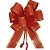 Laço Pronto Decorado 30MM X 13CM Ecolaco Grande VERMELHO/DOURADO - Pacote com 10 - Imagem 2