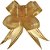 Laço Pronto Decorado 18MMX34CM Dourado com Fio Dourado - Pacote com 120 Unidades - Imagem 2