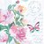 Guardanapo para Decoupage Floral Aquarelado 33X33CM PCT com 20 - Imagem 1