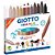 Giz de Cera Gizão Giotto Maxi TONS de Pele 12 Cores Pacote com 12 - Imagem 2