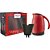 Garrafa Térmica com Rosca Bule 700ML + Suporte para Filtro 102 VERMELHO/PRETO - Imagem 2