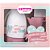 Garrafa Térmica Rosca Bule 700ML + Suporte para Filtro 102 BRANCO/ROSA - Imagem 1