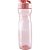 Garrafa Plástica Veneza Transparente Rosa 600ML Pacote com 3 - Imagem 1