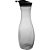 Garrafa Plástica SLIM Tampa Preta 1200ML Pacote com 3 - Imagem 2