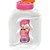 Garrafa Plástica Gole Guti 500ML Tampa Rosa - Imagem 2