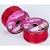 Fita Voal com Cetim 38MM 10M Vermelho - Imagem 2