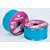 Fita Voal com Cetim 38MM 10M Azul Turquesa - Imagem 2