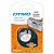 Fita para Rotulador Eletrônico 12MM X 4M Metalizado PRETO/PRATA para DYMO Letratag - Imagem 1