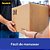 Fita para Empacotamento Papel Liso 3777 24MM X 50M Marrom - Pacote com 8 Unidades - Imagem 4
