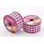 Fita de Cetim 37MM 10M Xadrez PINK - Imagem 2