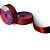 Fita de Cetim 22MM 10M Lurex Vermelho - Imagem 1
