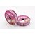 Fita de Cetim 16MM 10M Xadrez PINK - Imagem 2