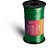 Fita de Cetim 7MM X 100M Verde Bandeira - Imagem 1