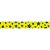 Fita de Cetim Decorada 15MM X 10M Estrelas VERDE/AMARELO - Imagem 1
