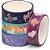 Fita Adesiva Decorada Washi Tape 15X3 GLOW com 12 MOD CX com 12 - Imagem 3