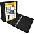 Fichário de PVC Personnalite A4 75MM 4 Argolas Preto - Imagem 2