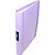 Fichário de PVC 4 Argolas Lilás Pastel + Estojo - Imagem 1