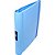 Fichário de PVC 4 Argolas Azul Pastel com Estojo - Imagem 1