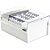 Fichário de Mesa com Base de AÇO 4X6 Acrimet Branco - Capacidade para 500 Fichas - Imagem 1