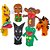 Fantoche Animais Selvagens - KIT com 7 Peças (26CM) - Imagem 1