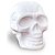Fantasia Acessório Halloween KIT Mini Crânio Branco Pacote com 6 Unidades - Imagem 3