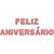 Faixa Decorativa "feliz Aniversário" Glíter Rosa Neon 12CM - Imagem 3