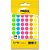 Etiqueta Redonda Neon TP-12 Sortidos 12MM - Cartela com 210 Unidades - Imagem 1