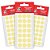 Etiqueta Redonda CANDY 15MM Amarelo com 210 Unidades Cartela - Imagem 2