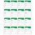 Etiqueta para Marcação TAG 30X38MM Cartão Verde PCT com 1000 - Imagem 2
