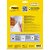 Etiqueta Carta Transparente Cristal 88,9MM X 60,1MM - Caixa com 40 Etiquetas, 5 Folhas - Imagem 2