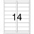 Etiqueta Carta 62582 250 FLS 33,9 X 101,6 MM CX com 3500 - Imagem 3