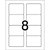 Etiqueta Carta 6095 10 Folhas 59,27 X 85,73 MM CT com 80 - Imagem 3