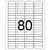 Etiqueta Carta 6087 12,7 X 44,45MM - 10 Folhas com 800 Etiquetas - Imagem 3