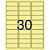 Etiqueta Carta 5580A Fluorescente Amarela 25,4X66,7MM - Pacote com 150 - Imagem 3