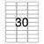 Etiqueta Carta 4080 Congelamento 25,4 X 66,7 MM - Pacote com 300 Etiquetas - Imagem 3