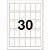Etiqueta A5 A5Q-2232 12 Folhas 22,0 X 32,0 MM Adesivo Permanente - Imagem 3