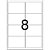 Etiquetas A4 A4365 100 Folhas 67,7 X 99,0 MM - Caixa com 800 Unidades - Imagem 3