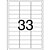 Etiqueta A4 A4356 100 Folhas 25,4 X 63,5 MM Caixa com 3300 - Imagem 3