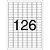 Etiquetas A4 A4249 25 Folhas 15,0 X 26,0MM - 3150 Etiquetas - Imagem 3